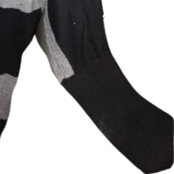 boxey Black and Gray Cropped Cold off the Shoulder Hi Low top - Picture 10 of 10